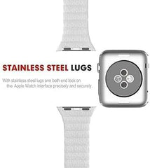 44mm/42mm Leather Strap Watch Band