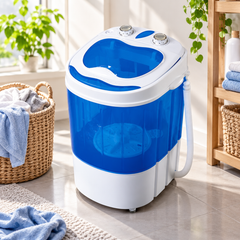 3kg Mini Washing Machine with Spinner and Shoe Brush