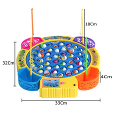 Fishing Game Electronic Musical Rotating Toy