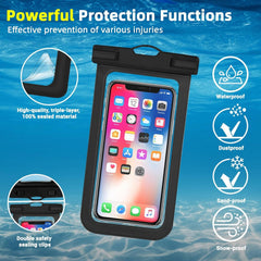 Waterproof Phone Pouch, IPX8 Waterproof Cell