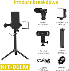 Live Set Fill Light Selfie Stick Tripod