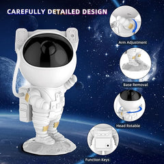 Astronaut Galaxy Star Projector Night Light