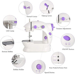 Beginner-Friendly Mini Electric Sewing Machine