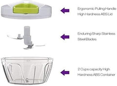 Easy Spin Cutter Hand Chopper