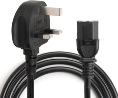 UK 3-Pin Kettle Power Cable, IEC C13 Power Lead for TV