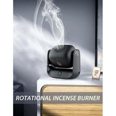 Rotational Incense Burner 90° Rotation, 1500mAh Battery,