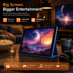 10.1-Inch Smart Tablet with 16GB RAM, 512GB Storage