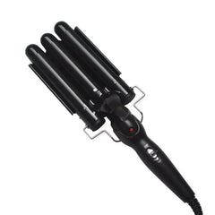 3-Barrel Ceramic Hair Curler Wand