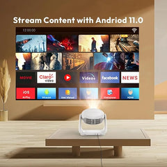 Smart Android 11.0 1080P Projector