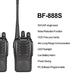 BF-888S UHF 400-470MHz Handheld Walkie-Talkie