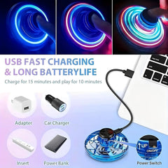UFO Hand Controlled Mini Drone LED flying fidget spinner