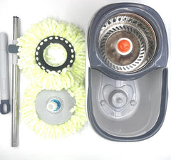 Clean Smart Spin Mop Twin Split Bucket