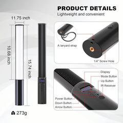 FM-128 RGB LED Light Wand