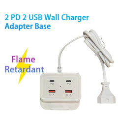 Intelligent USB Power Strip Plug with Dual PD