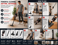 Cordless Stick Vacuum Cleaner