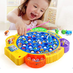 Fishing Game Electronic Musical Rotating Toy