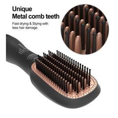 2-in-1 Hot Air Brush Hair Dryer