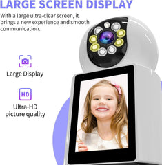 4K HD Indoor Security Camera 360° Pet