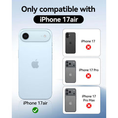 Crystal Clear Case for iPhone 17 Air 6.5"