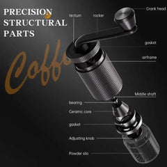 Portable Coffee Grinder with Ceramic Conical Burr