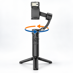 X5 Pro AI Tracking Smartphone Gimbal Tripod with Magnetic Ring Holder