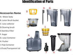 Cold Pressed Whole Slow Juicer Machine