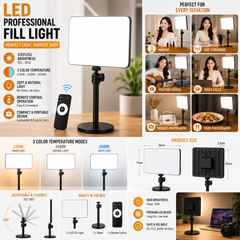 Live-P11 11-Inch Professional LED Fill Light Panel with Adjustable Brightness