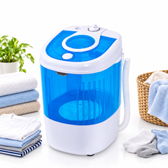 2.5kg Twin-Tub Mini Washing Machine with Spinner
