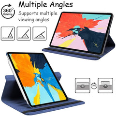 iPad Pro 12.9" Case (2015-2017) - 360° Rotating Wallet Folio with Auto Wake/Sleep